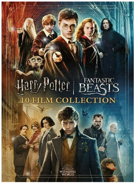 Harry Potter: Fantastic Beasts 10-Film Collection (20th Anniversary) Wizarding World [DVD]