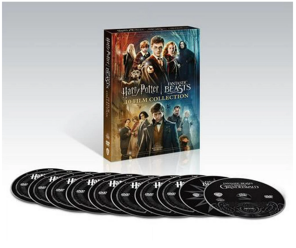 Harry Potter: Fantastic Beasts 10-Film Collection (20th Anniversary) Wizarding World [DVD]