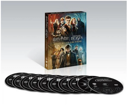 Harry Potter: Fantastic Beasts 10-Film Collection (20th Anniversary) Wizarding World [DVD]