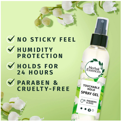 Herbal Essences Touchable Hold Hair Spray Gel 5.7 fl oz