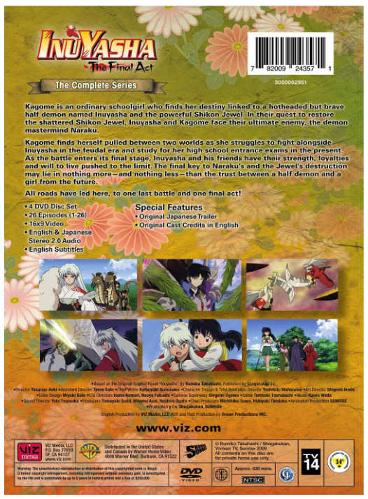Inuyasha: The Final Act (The Complete Series) [DVD]