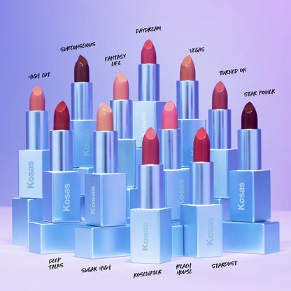 Kosas Weightless Lip Color Nourishing Satin Lipstick - Rosewater (Cool Tone Sheer Pink)