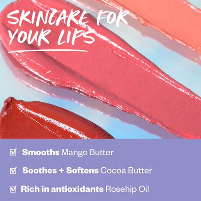 Kosas Weightless Lip Color Nourishing Satin Lipstick - Rosewater (Cool Tone Sheer Pink)