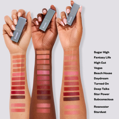 Kosas Weightless Lip Color Nourishing Satin Lipstick - Rosewater (Cool Tone Sheer Pink)