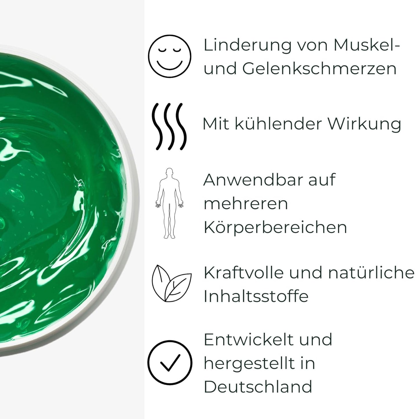 Kräuterhof Horse Balm Cools Herbal 500 ml Tub Sealed with Aluminum Foil