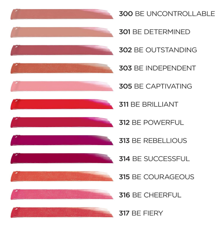 L’Oréal Paris Brilliant Signature Shiny Lipstick 0.21 fl oz - Be Fiery