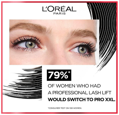 L’Oréal Paris Pro XXL Lift 2-Step Mascara - Black (Pack of 3)