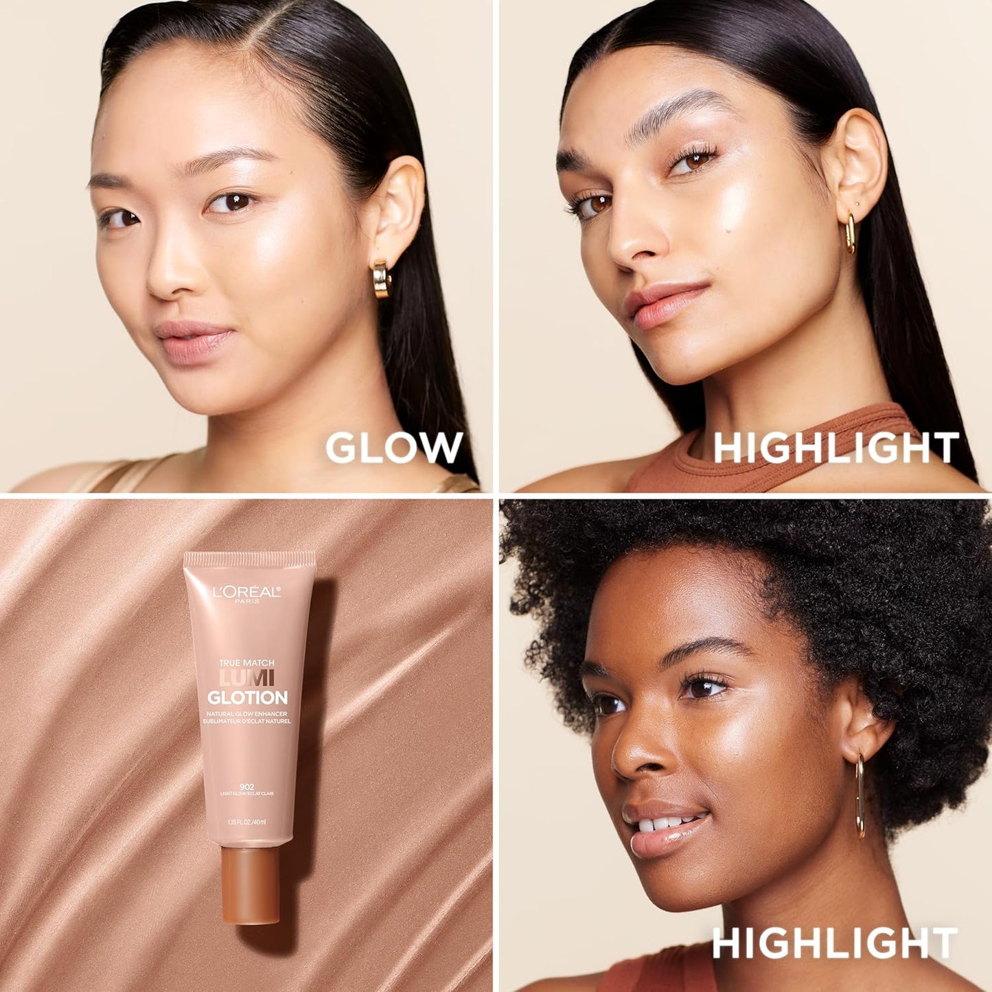 L’Oréal Paris True Match Lumi-Glotion Natural Glow Enhancer 46ml - 902, Light Glow