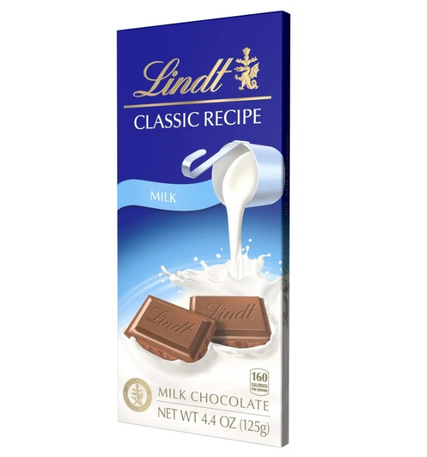 Lindt Classic Recipe Milk Chocolate Bar 4.4 oz - Milk