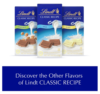Lindt Classic Recipe Milk Chocolate Bar 4.4 oz - Milk