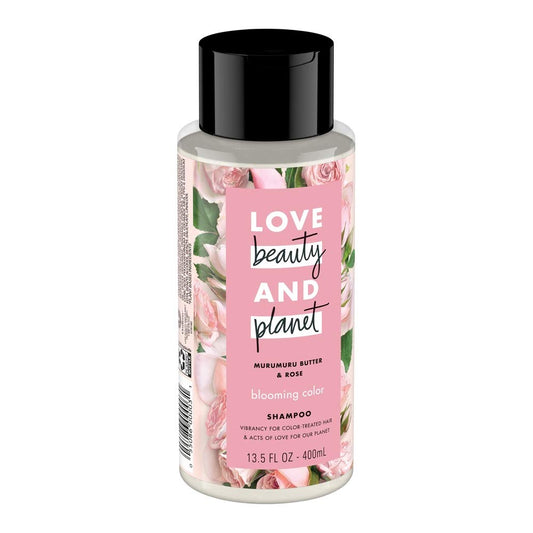 Love Beauty and Planet Blooming Color Shampoo 400ml - Murumuru Butter & Rose