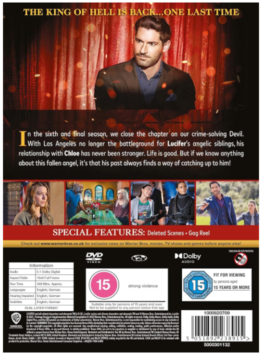 Lucifer: The Sixth And The Final Season [DVD]
