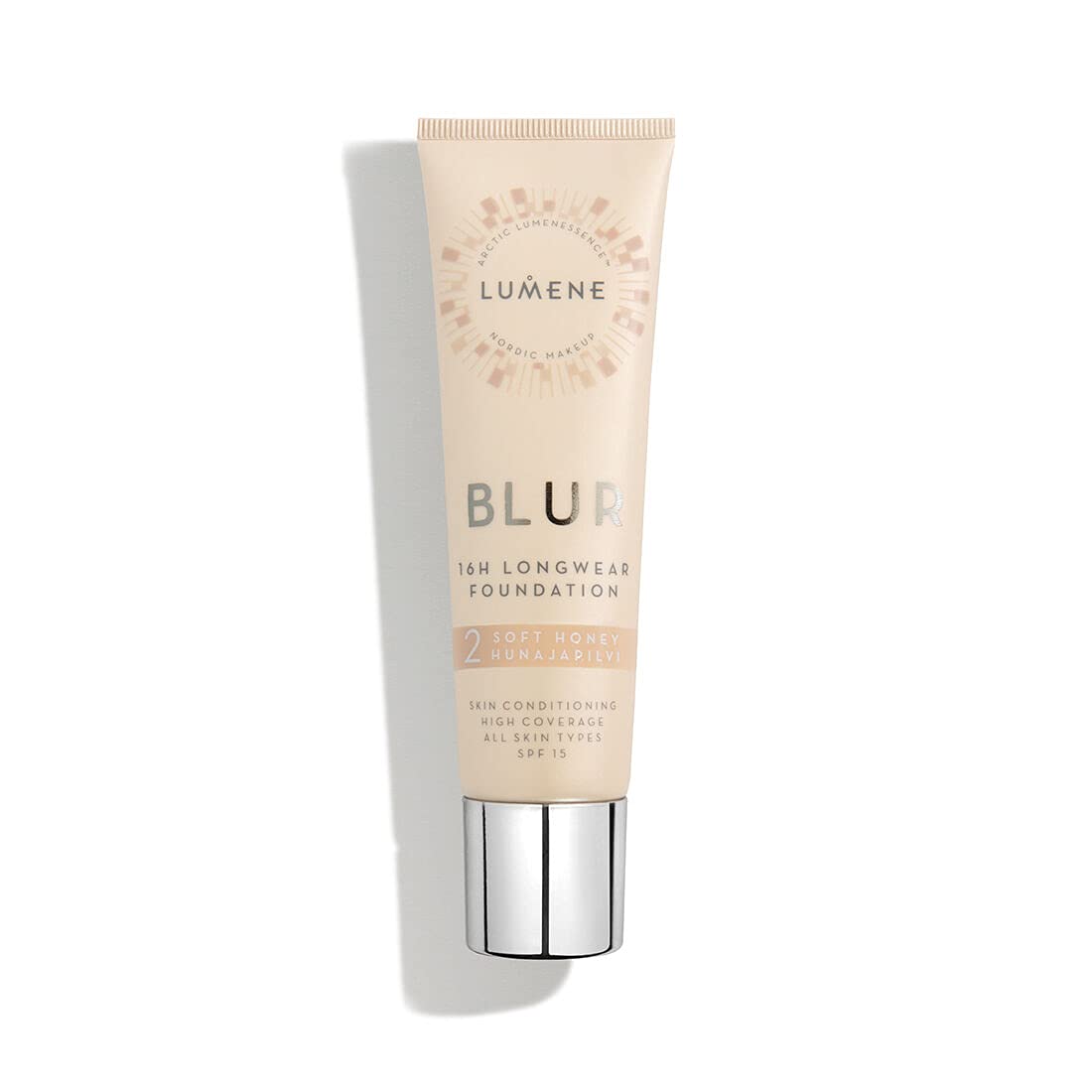 Lumene Blur 16H Longwear Foundation - 2, Soft Honey