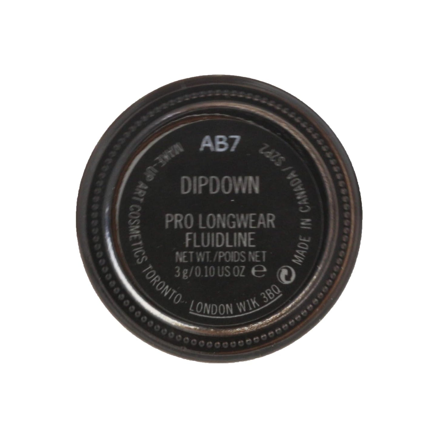 MAC Pro Longwear Fluidline Eye-Liner Gel 3g - Dipdown