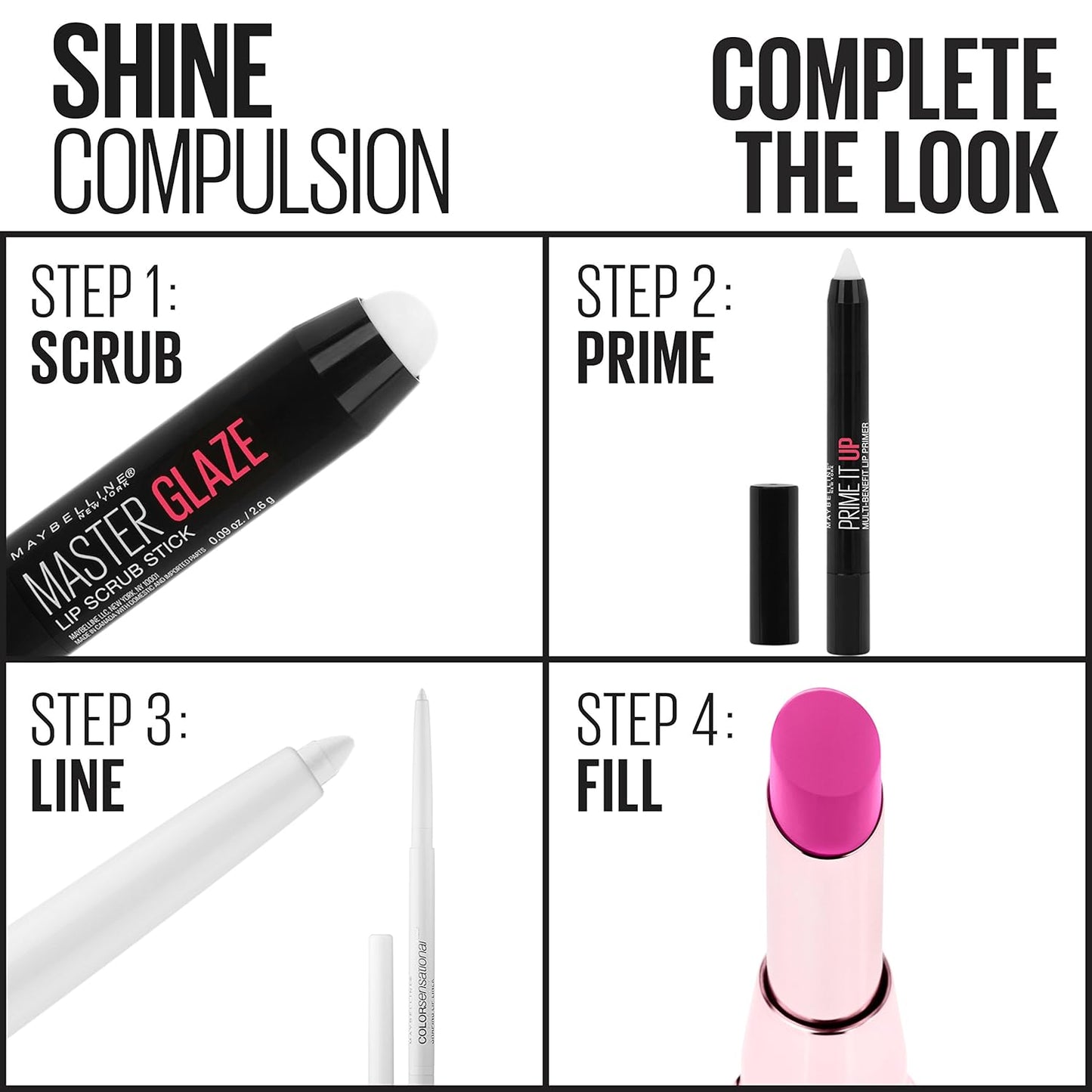 MAYBELLINE New York Color Sensational Shine Lipstick - 55, Taupe Seduction