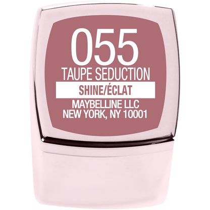 MAYBELLINE New York Color Sensational Shine Lipstick - 55, Taupe Seduction