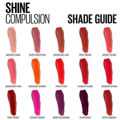 MAYBELLINE New York Color Sensational Shine Lipstick - 55, Taupe Seduction