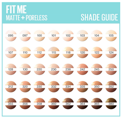 MAYBELLINE New York Fit Me Matte + Poreless Normal to Oily With Clay - 320, Natural Tan 30 ml