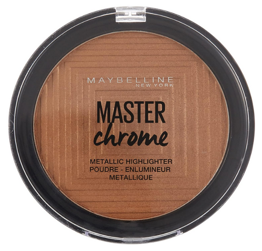 MAYBELLINE New York Master Chrome Metallic Powder Highlighter 8g - 150, Molten Bronze