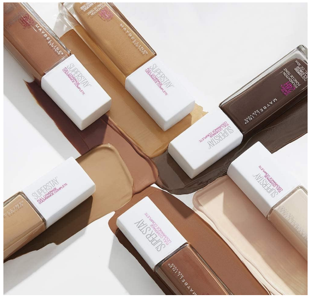 MAYBELLINE New York SuperStay 24H Full Coverage Foundation 30ml - 21, Nude Beige