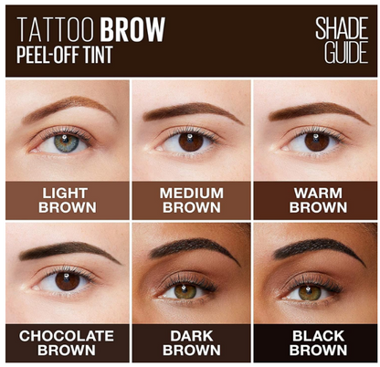 MAYBELLINE New York Tattoo Brow Long Lasting Tint Eyebrow Gel 4.9 ml - Dark Brown