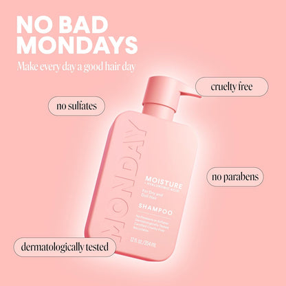 MONDAY Moisture + Hyaluronic Acid For Dry And Dull Hair Shampoo 354ml
