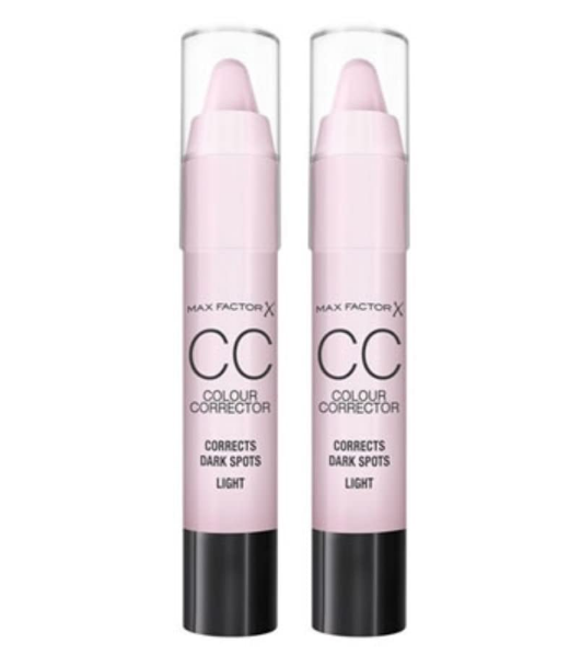 Max Factor X CC Color Corrector Corrects Dark Spots - Light (Pack of 2)