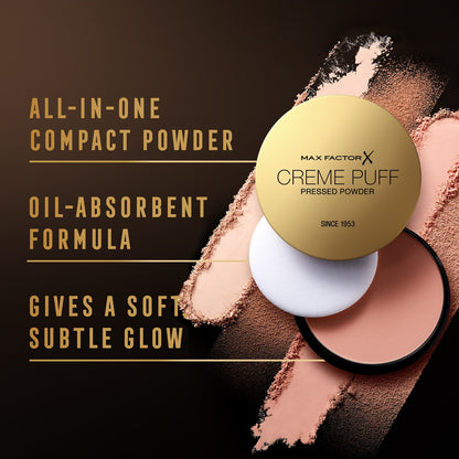 Max Factor X Creme Puff Pressed Powder - 75, Golden