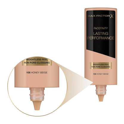 Max Factor X Facefinity Lasting Performance Foundation - 108, Honey Beige