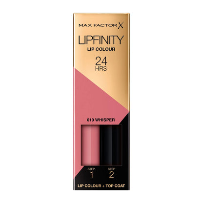 Max Factor X Lipfinity Lip Color 24H 2-Step Lipstick - 010, Whisper