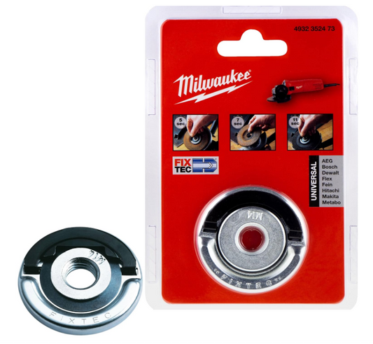 Milwaukee Fixtec Quick Locking Flange Nut M14
