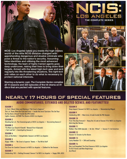 NCIS: Los Angeles: The Complete Seasons 1-14 [DVD]
