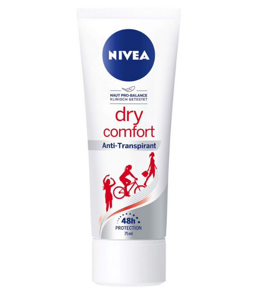 NIVEA Dry Comfort Anti-Transpirant 48H Protection Deodorant Cream 75 ml