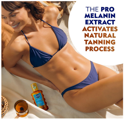 NIVEA Sun Protect & Bronze SPF 30 Oil Sunscreen Pump Spray 200ml