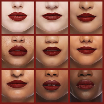 NYX Professional Makeup Liquid Suede Cream Lipstick - Cherry Skies (Deep Wine Red)