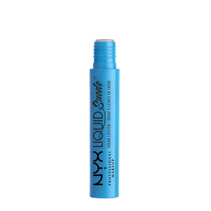 NYX Professional Makeup Liquid Suede Cream Lipstick - Little Denim Dress (Bright Sky Blue)