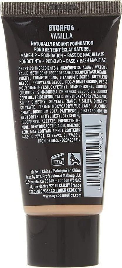 NYX Professional Makeup Born To Glow! Naturally Radiant Foundation - Vanilla
