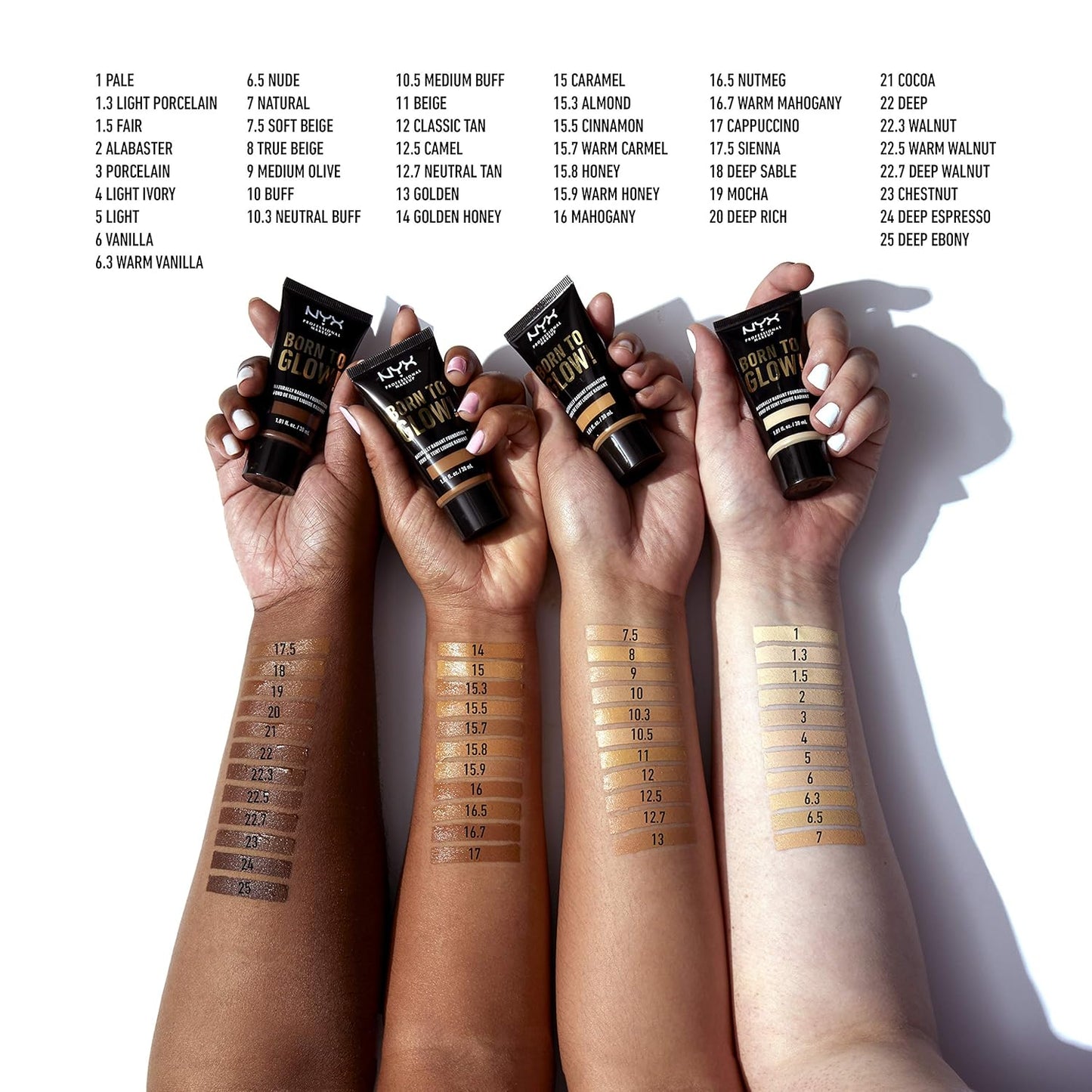 NYX Professional Makeup Born To Glow! Naturally Radiant Foundation - Vanilla