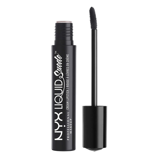 NYX Professional Makeup Liquid Suede Cream Lipstick - Alien (Black)