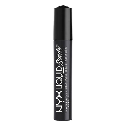 NYX Professional Makeup Liquid Suede Cream Lipstick - Alien (Black)