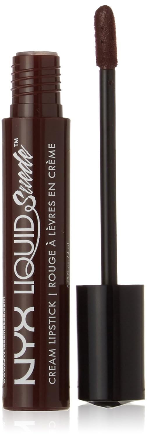 NYX Professional Makeup Liquid Suede Cream Lipstick - Club Hopper (Brown With Reddish Undertone)