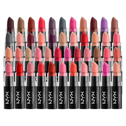 NYX Professional Makeup Matte Lipstick - Perfect Red (Bright Blue-Toned Red)