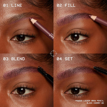 NYX Professional Makeup Powder Louder Brow Pencil Eyebrow Prencil - Ash Brown