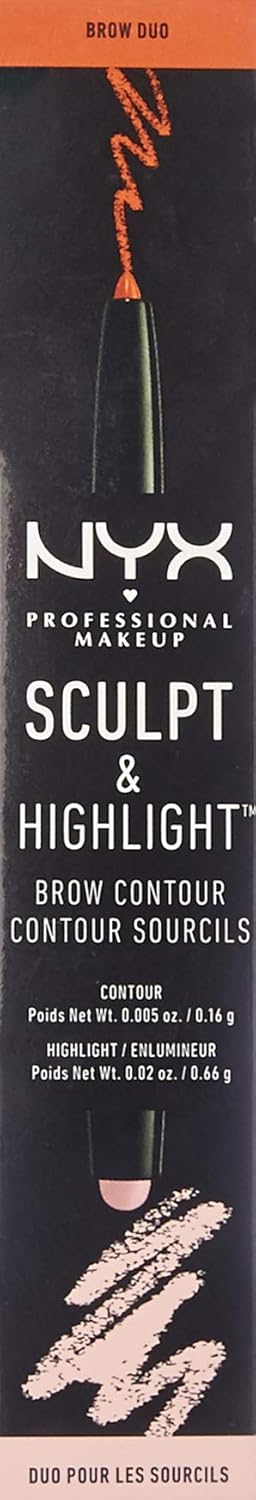 NYX Professional Makeup Sculpt & Highlight Brow Contour - Auburn (Soft Pink)