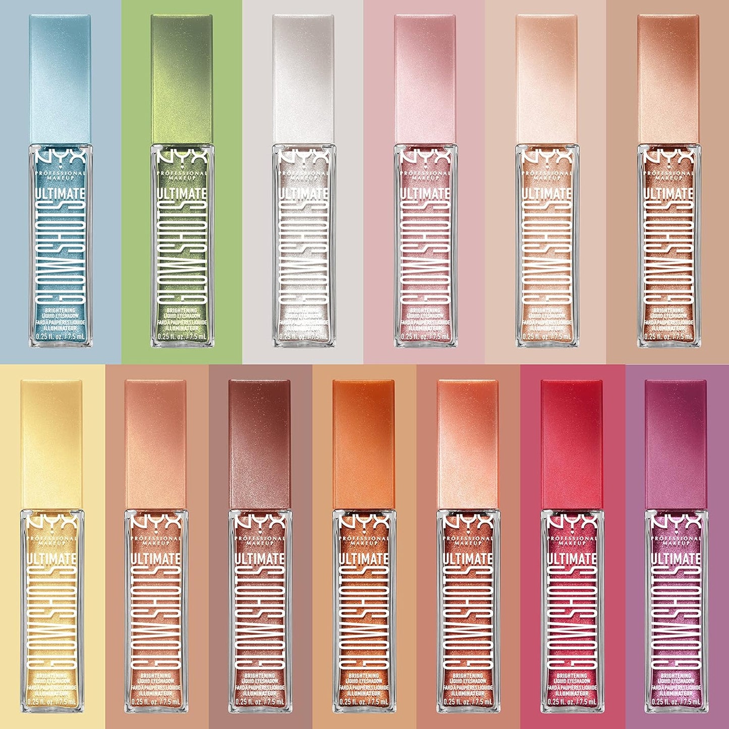 NYX Professional Makeup Ultimate Glow Shots Brightening Liquid Eyeshadow - Mango Moment