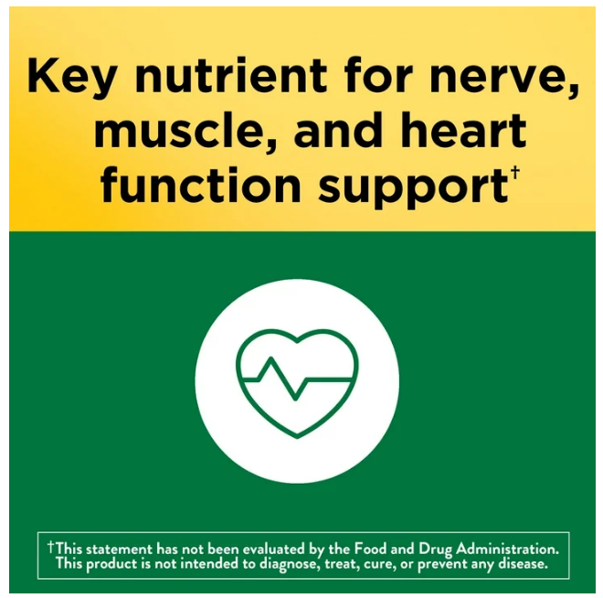 NatureMade Potassium Gluconate Tablets 500mg (100 Tablets)