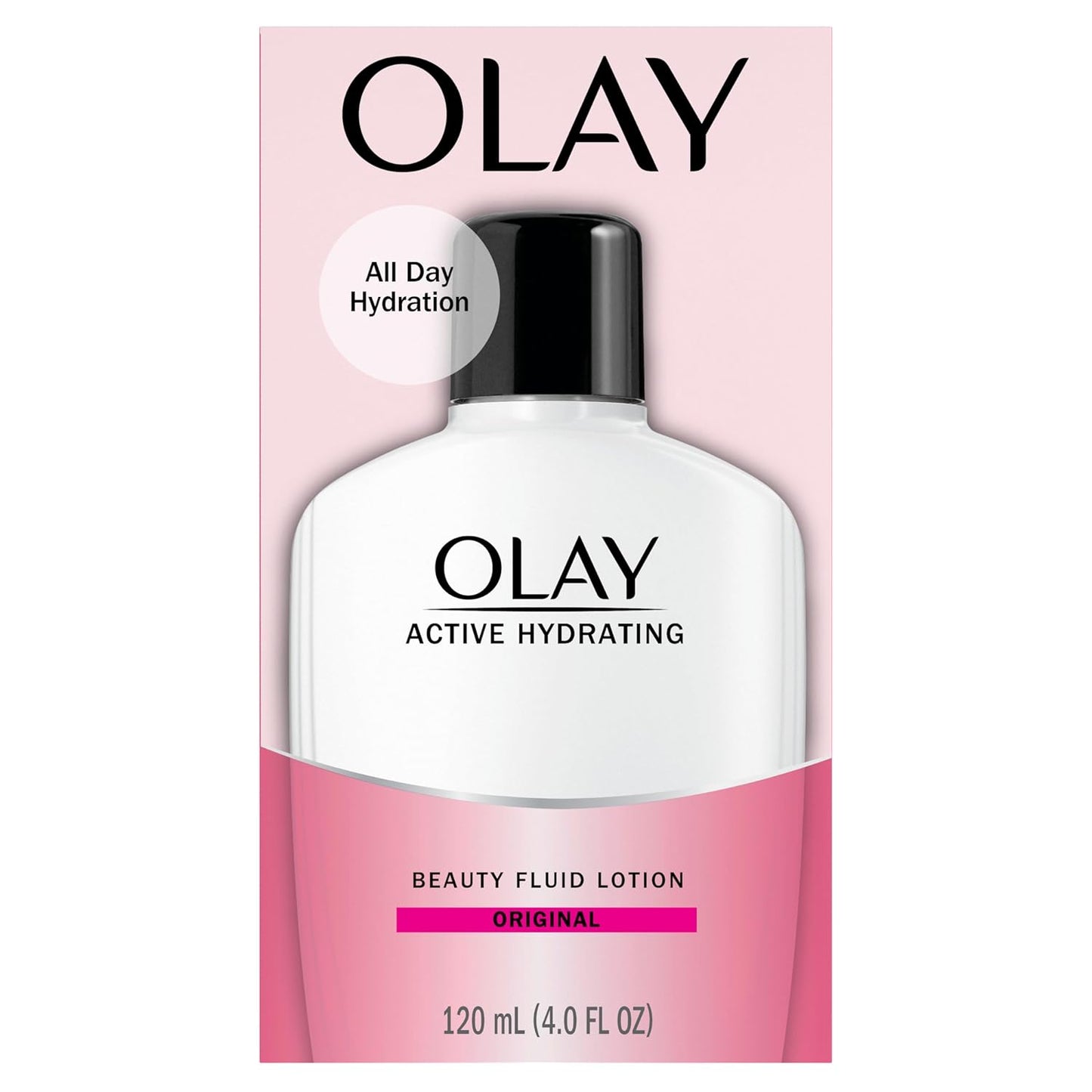 OLAY Active Hydrating Beauty Fluid Lotion Facial Moisturizer 120ml - Original