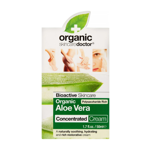 Organic SkinCare Doctor Bioactive Organic Aloe Vera Concentrated Cream 1.7 fl oz
