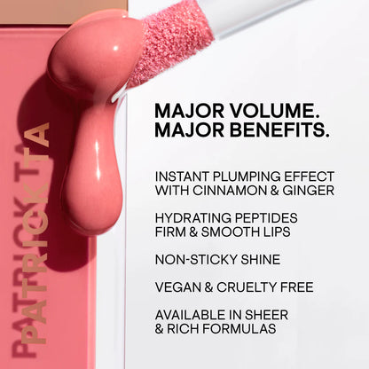 PATRICK TA Major Volume Plumping Gloss Rich Color 9ml - Mine