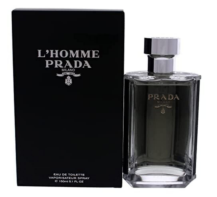 PRADA L'Homme Eau De Toilette Vaporisateur Men Spray 5.1 oz